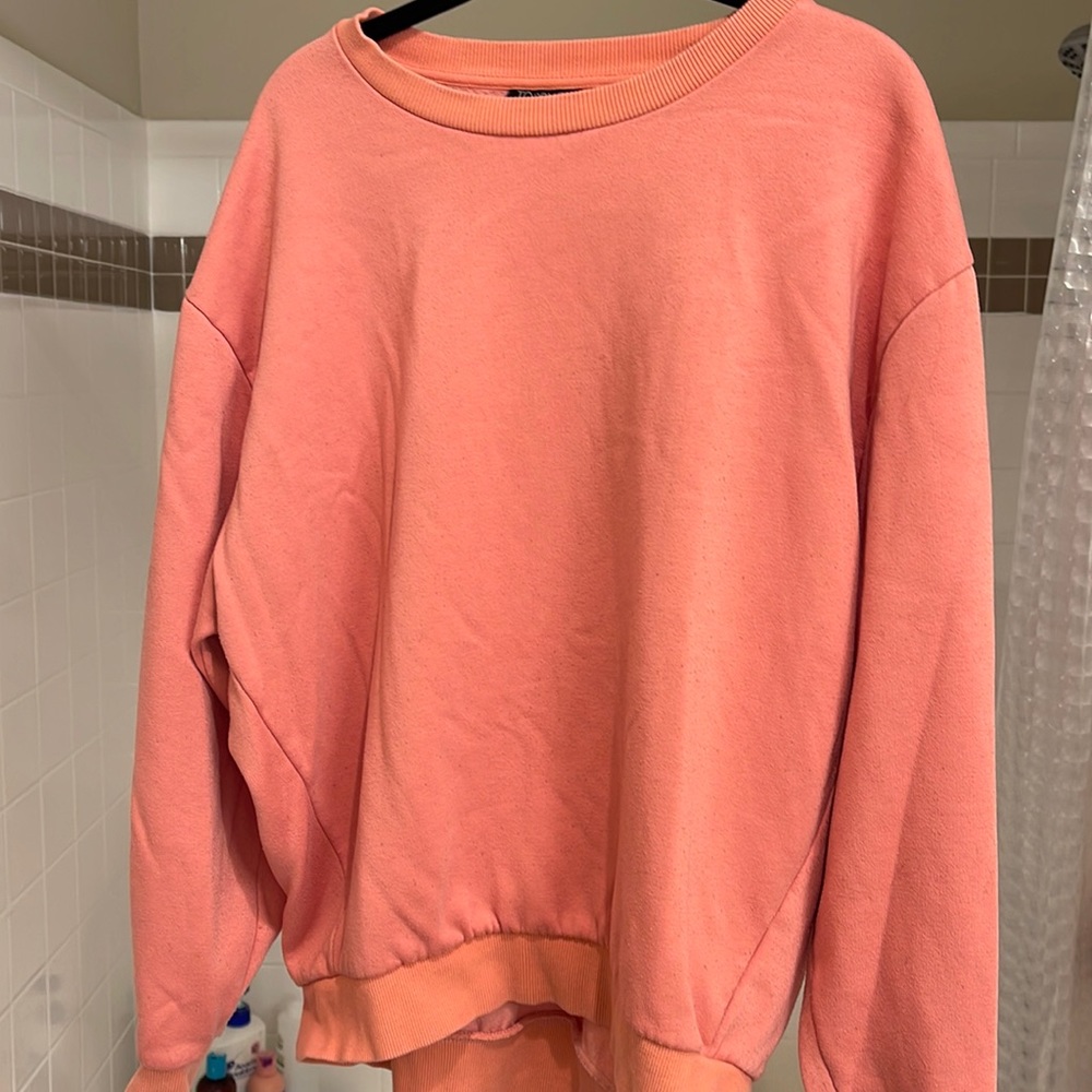 TopShop Large Pink Sweater